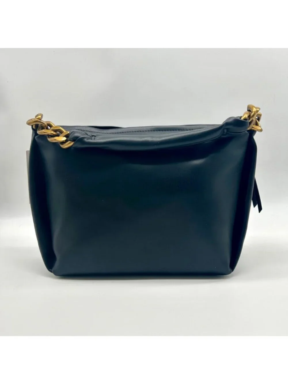 Nine West Gwynne Large Black Faux Leather Hobo